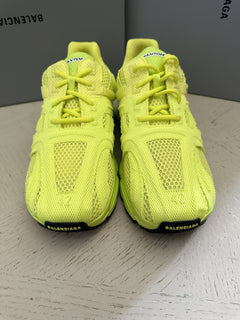 NIB $795 Balenciaga Phantom Monocolor Mesh Trainer Sneakers LIMEBLACK 9 US/42 Eu