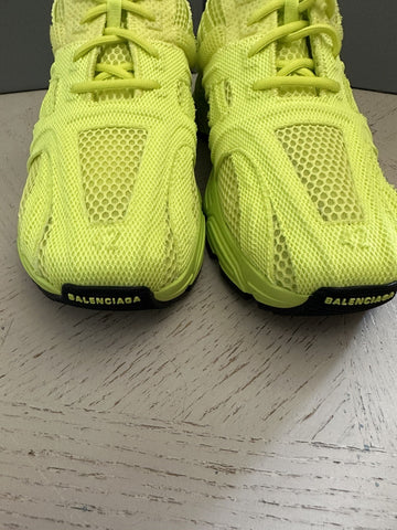 NIB $795 Balenciaga Phantom Monocolor Mesh Trainer Sneakers LIMEBLACK 9 US/42 Eu