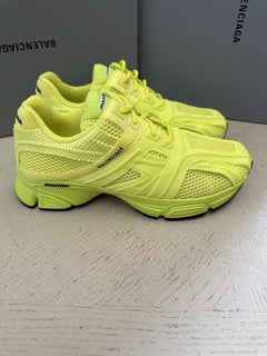 NIB $795 Balenciaga Phantom Monocolor Mesh Trainer Sneakers LIMEBLACK 9 US/42 Eu