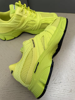 NIB $795 Balenciaga Phantom Monocolor Mesh Trainer Sneakers LIMEBLACK 9 US/42 Eu