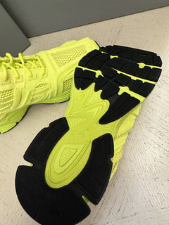NIB $795 Balenciaga Phantom Monocolor Mesh Trainer Sneakers LIMEBLACK 9 US/42 Eu
