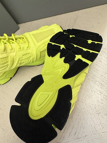 NIB $795 Balenciaga Phantom Monocolor Mesh Trainer Sneakers LIMEBLACK 9 US/42 Eu