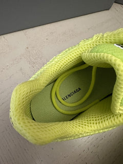 NIB $795 Balenciaga Phantom Monocolor Mesh Trainer Sneakers LIMEBLACK 9 US/42 Eu