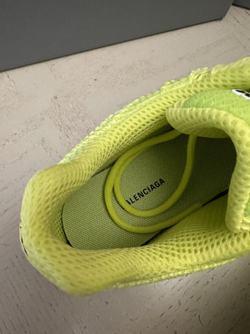 NIB $795 Balenciaga Phantom Monocolor Mesh Trainer Sneakers LIMEBLACK 9 US/42 Eu