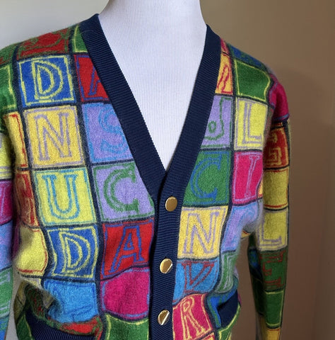 Gucci Men’s Cardigan Sweater Green/Yellow/Multi. Size M 725685 New $2850