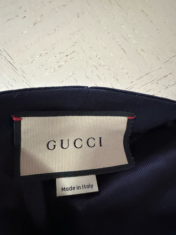 New $1300 Gucci Men GG Print Wool Vest Gilet Navy 38 US ( 48 Eu ) Italy