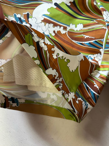 Gucci Mens Drawstring Short Pants Green/Camel/Multi 36 US/52 Eu New $1500