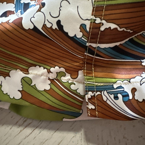 Gucci Mens Drawstring Short Pants Green/Camel/Multi 36 US/52 Eu New $1500