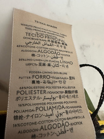 Gucci Men Baseball Cap Gucci Logo hat Yellow/Blue/Purple Size M New 751544