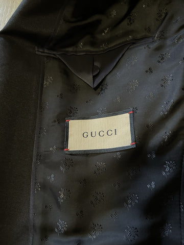 Gucci Men Stretch Velvet Sport Coat Blazer Jacket  Black 38 US/48 Eu New $3600