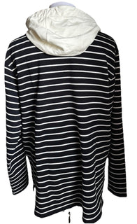 NWT $1980 Gucci Men's Striped Jersey Sweatshirt Pullover Navy M