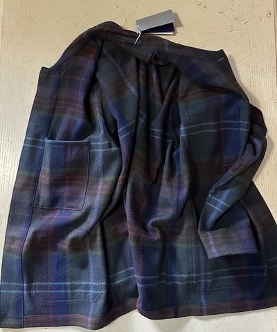 Ralph Lauren Purple Label Men Shadow Plaid Shirt Jacket Size L New $2995 Italy