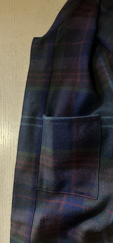 Ralph Lauren Purple Label Men Shadow Plaid Shirt Jacket Size L New $2995 Italy