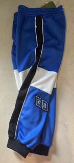 New $2200 Gucci Men Drawstring Track Pants Blue/White Size M
