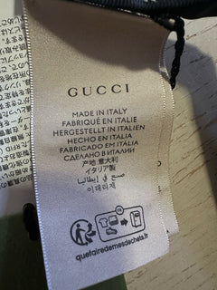 New Gucci Silk Bow Tie Black Made in Italy