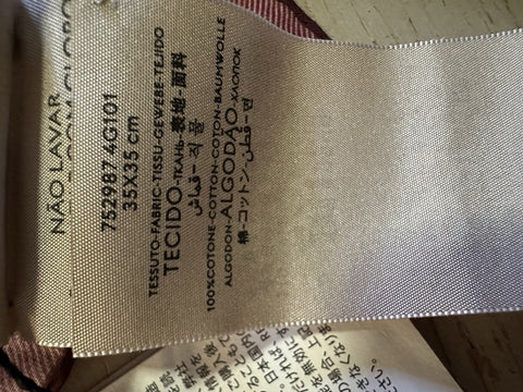 Gucci  Pocket Square White/Red One Size