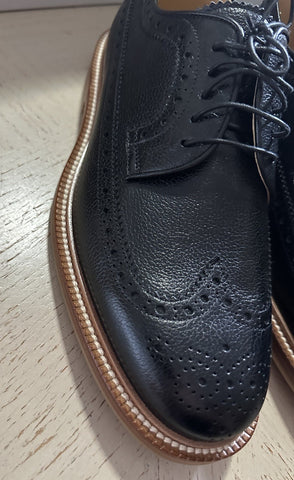 NIB $1395 Brunello Cucinelli Men’s Leather Shoes Black 9 US/42 Eu