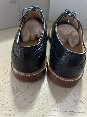 NIB $1395 Brunello Cucinelli Men’s Leather Shoes Black 9 US/42 Eu