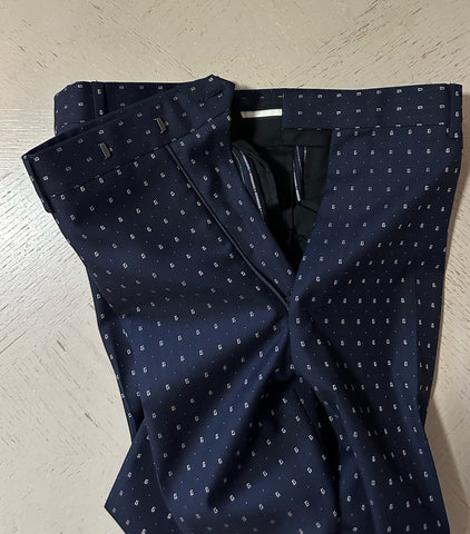 NWT $4800 Gucci Men G Logo London Wool Suit Navy 38 US/48 Eu Switzerland