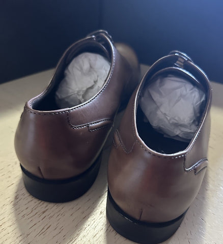 ZEGNA Derby Dress Shoes Brown 10 US/43 Eu Italy New $990