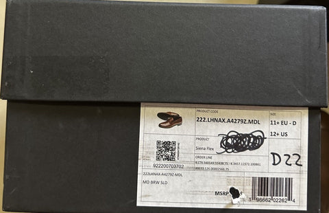 ZEGNA Leather Loafers Shoes Brown 12.5 US/45.5 Eu New $950