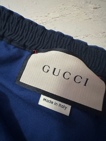 Gucci Men’s Military Cotton Drawstring Pants Blue 34 US/50 Eu New $1150
