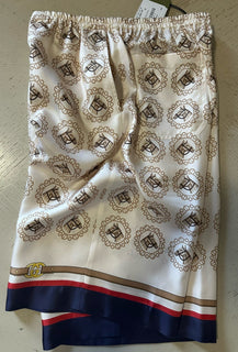 NWT $1400 Gucci Men Drawstring Horse GG Short Pants Ivory/Gold/MC 34 US/50 Eu