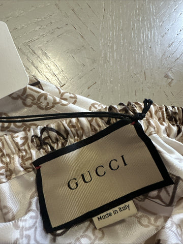 NWT $1400 Gucci Men Drawstring Horse GG Short Pants Ivory/Gold/MC 34 US/50 Eu