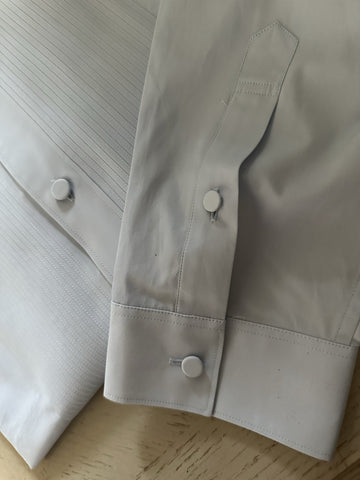 Gucci Men’s Tuxedo Dress Shirt Baby Blue 43/17 New $880