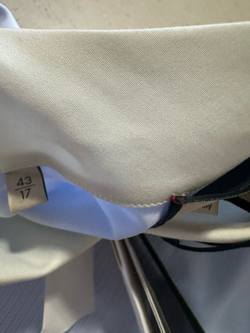 Gucci Men’s Tuxedo Dress Shirt Baby Blue 43/17 New $880