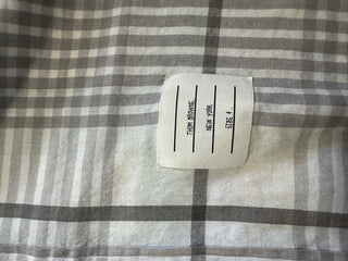 Thom Browne Men’s Shirt Gray/Black/Multi 4/XXXL New $820