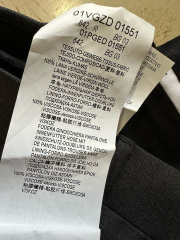 Emporio Armani Men’s Drsss Pants DK Gray 42 US/60 Eu