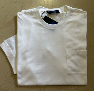 New KNT BY KITON Men’s Short Sleeve Crewneck T Shirt White Size L Italy