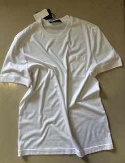 New KNT BY KITON Men’s Short Sleeve Crewneck T Shirt White Size L Italy
