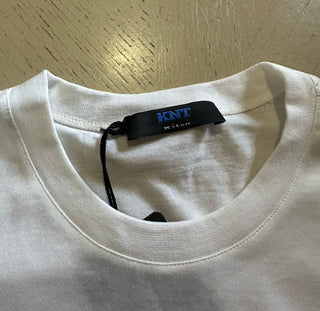 New KNT BY KITON Men’s Short Sleeve Crewneck T Shirt White Size L Italy