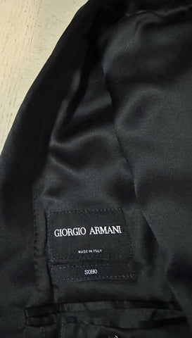 NWT $2895 Giorgio Armani Men Dinner Jacket Blazer Black 40R US Italy