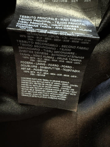 NWT $2895 Giorgio Armani Men Dinner Jacket Blazer Black 40R US Italy