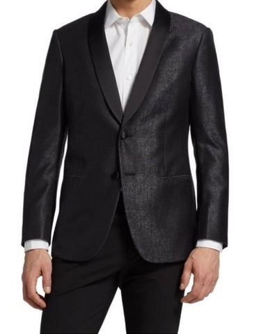 NWT $2895 Giorgio Armani Men Dinner Jacket Blazer Black 40R US Italy