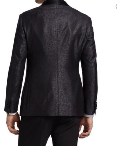 NWT $2895 Giorgio Armani Men Dinner Jacket Blazer Black 40R US Italy