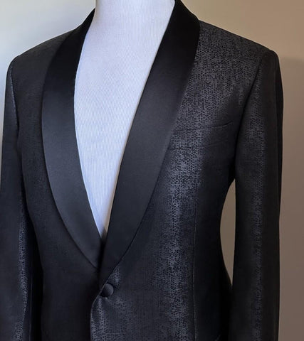 NWT $2895 Giorgio Armani Men Dinner Jacket Blazer Black 40R US Italy