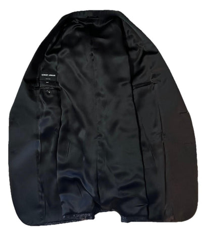 NWT $2895 Giorgio Armani Men Dinner Jacket Blazer Black 40R US Italy