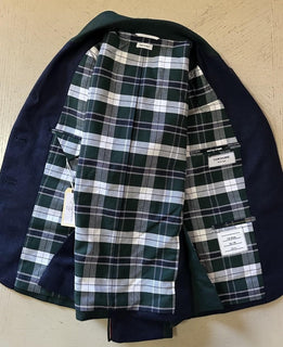 New $2690 Thom Browne Women Funmix Colorblocked Wool Sport Jacket 46/10 Italy
