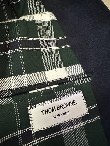 New $2690 Thom Browne Women Funmix Colorblocked Wool Sport Jacket 46/10 Italy