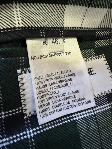 New $2690 Thom Browne Women Funmix Colorblocked Wool Sport Jacket 46/10 Italy