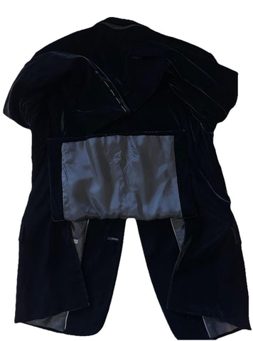 Giorgio Armani Men Velvet Sport Coat Jacket Blazer Black 44 US/54 Eu NWT $2395