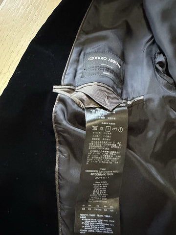 Giorgio Armani Men Velvet Sport Coat Jacket Navy /Blue 42S US/52S Eu NWT $2395