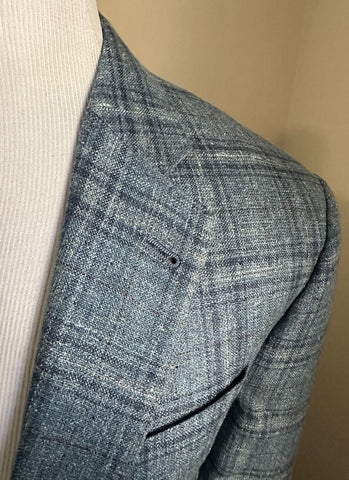 Giorgio Armani Men Sport Coat Jacket Blazer Blue 42R US/52R Eu Italy NWT $2695