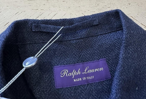 Ralph Lauren Purple Label Burnham Linen & Silk Jacket Navy 46 US/56 Eu New $1995