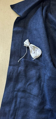 Ralph Lauren Purple Label Burnham Linen & Silk Jacket Navy 46 US/56 Eu New $1995