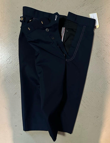 NWT $780 THOM BROWNE Knee Length Shorts Navy Size 4 ( 38/52 ) Italy